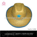 Kinder Stroh Cowboy Hut mit Stern für Kinder